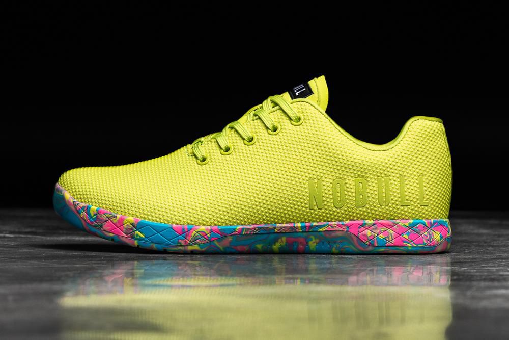 NOBULL Women's Training Shoes - Neon Yellow - Ireland (8209QREYB)